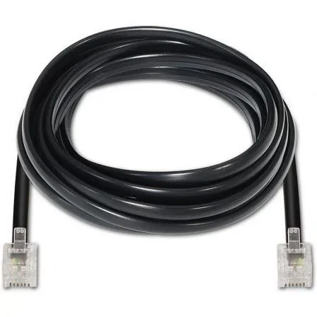 Aisens Cable de Teléfono RJ11 6P4C 2m Negro